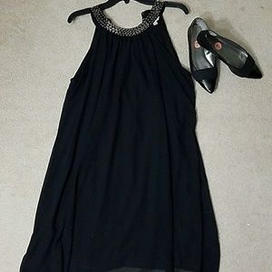 Charming Charlie Beaded Halter Neckline Dr…